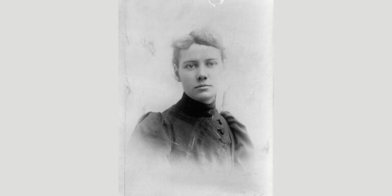 Portrait of journalist Nellie Bly, Elizabeth Jane Cochran, about 1890. Library of Congress.